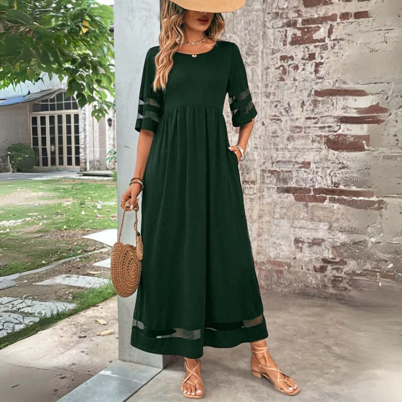 Cerelia | Robe midi flatteuse qui lisse le ventre