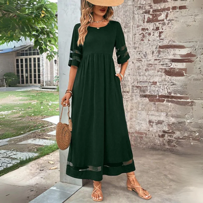 Cerelia | Robe midi flatteuse qui lisse le ventre