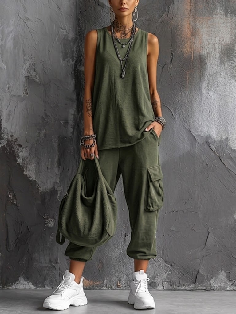 Nove | Conjunto entero informal con bolsillos