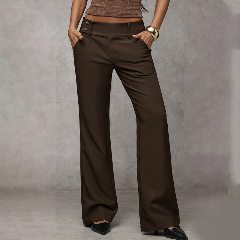 Nove| pantalones elegantes holgados