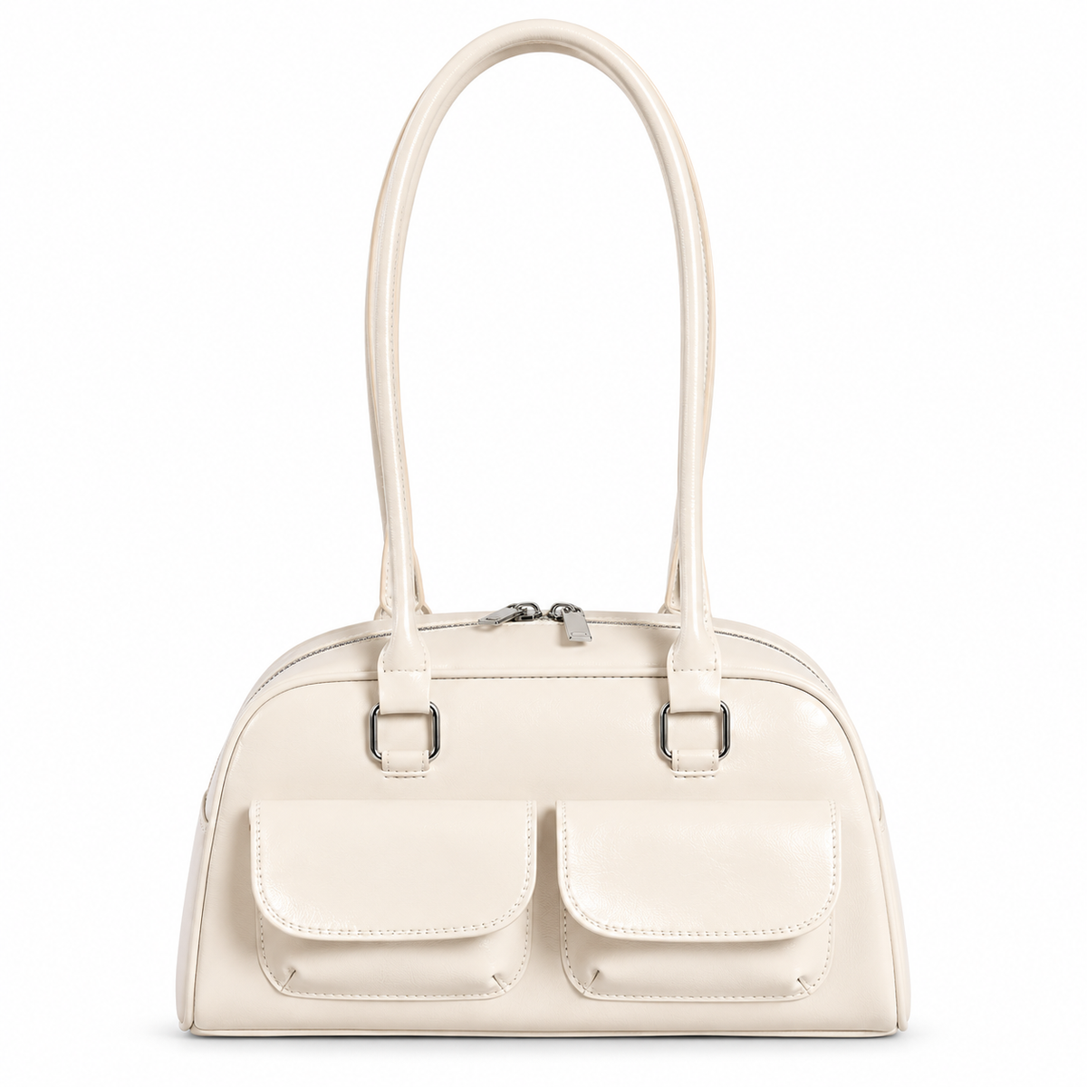 Borsa Studios Nove su sfondo bianco
