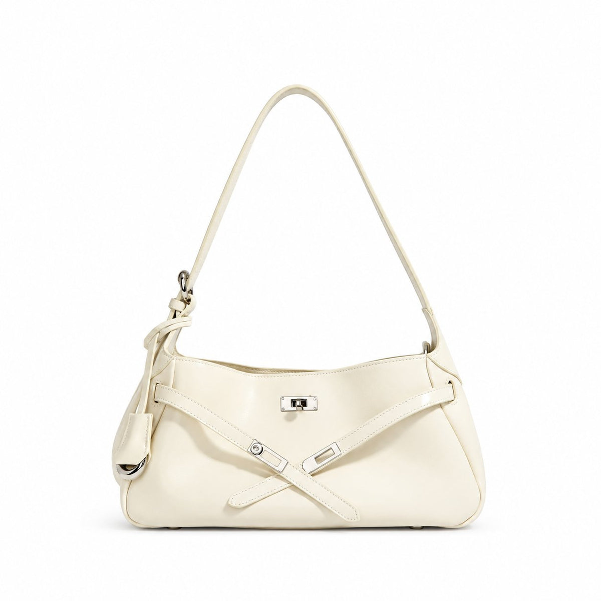 Borsa Studios Nove su sfondo bianco